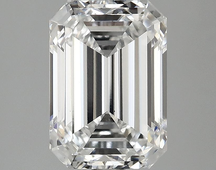 2.86 Carat Emerald Shaped Ideal Cut VS2 IGI Certified Lab Grown Diamond