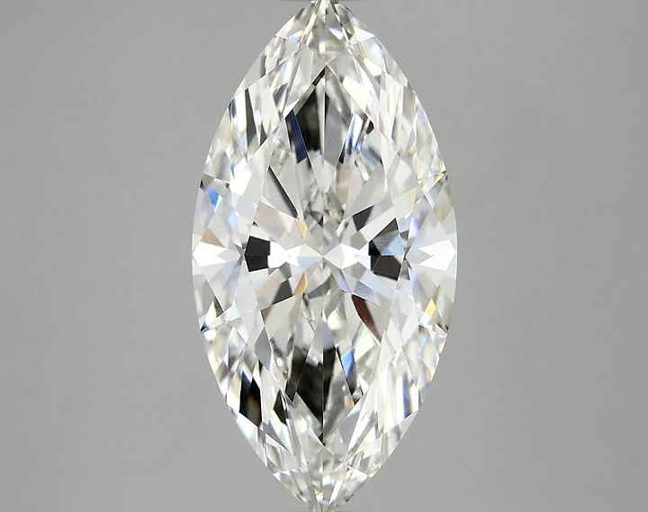 3.06 Carat Marquise Shaped Ideal Cut VVS2 IGI Certified Lab Grown Diamond