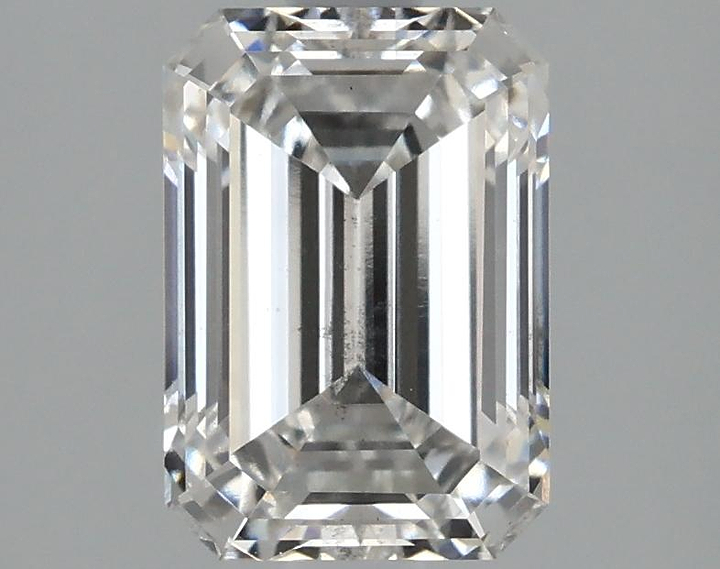 2.07 Carat Emerald Shaped Ideal Cut SI1 IGI Certified Lab Grown Diamond