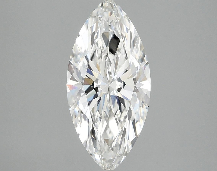 2.01 Carat Marquise Shaped Excellent Cut VVS2 IGI Certified Lab Grown Diamond