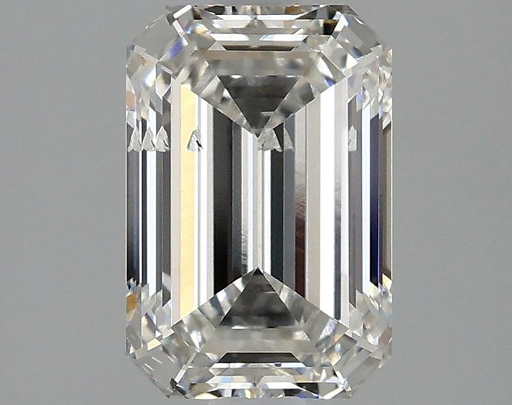2.02 Carat Emerald Shaped Ideal Cut SI1 IGI Certified Lab Grown Diamond