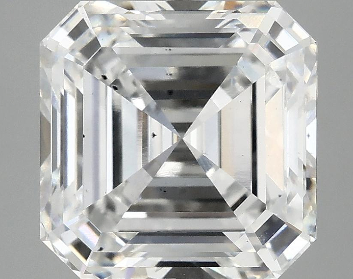 5.0 Carat Asscher Shaped Ideal Cut SI1 IGI Certified Lab Grown Diamond