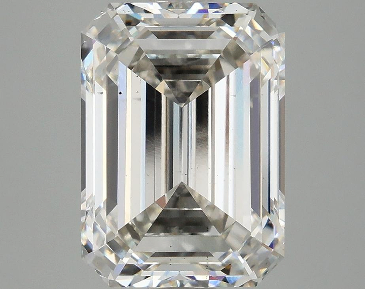 4.09 Carat Emerald Shaped Excellent Cut VS2 IGI Certified Lab Grown Diamond