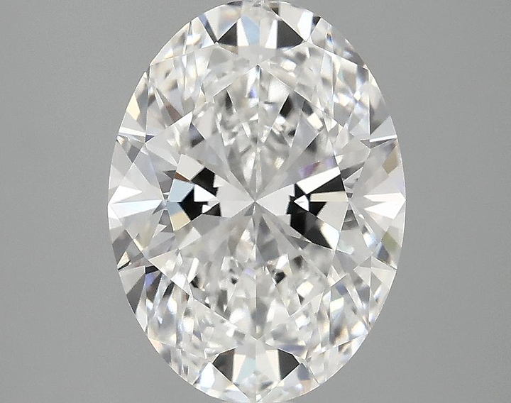 3.08 Carat Oval Shaped Excellent Cut VVS2 IGI Certified Lab Grown Diamond