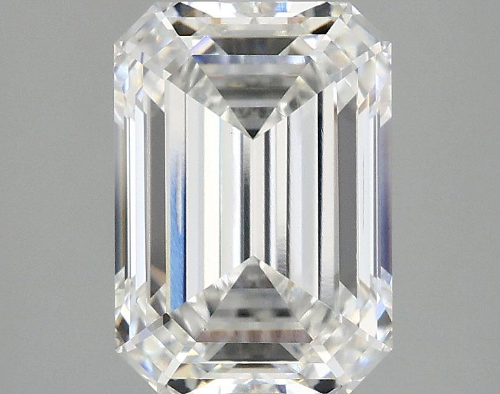 3.03 Carat Emerald Shaped Ideal Cut SI1 IGI Certified Lab Grown Diamond