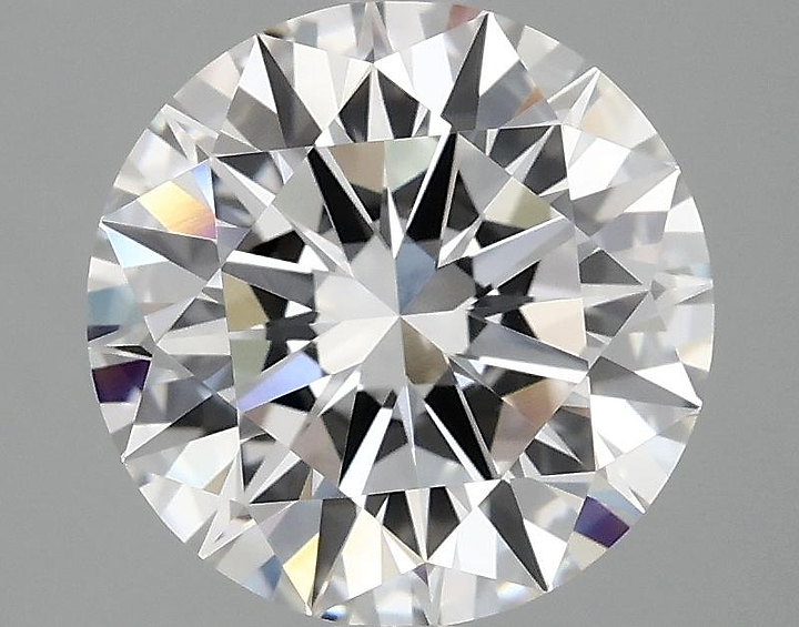 3.08 Carat Round Shaped Excellent Cut VVS2 IGI Certified Lab Grown Diamond