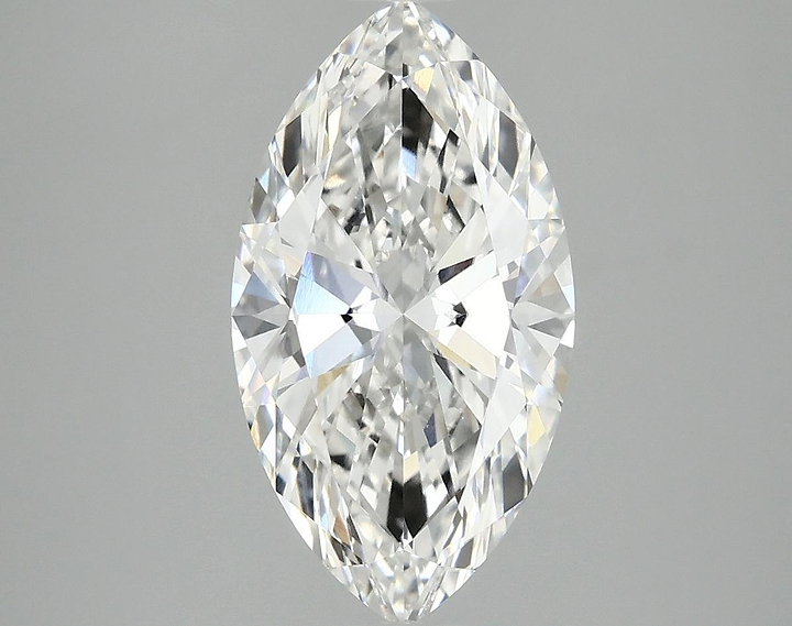 2.97 Carat Marquise Shaped Excellent Cut VVS2 IGI Certified Lab Grown Diamond