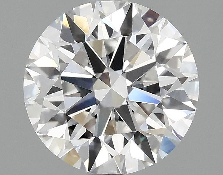 1.54 Carat Round Shaped Ideal Cut VVS2 IGI Certified Lab Grown Diamond