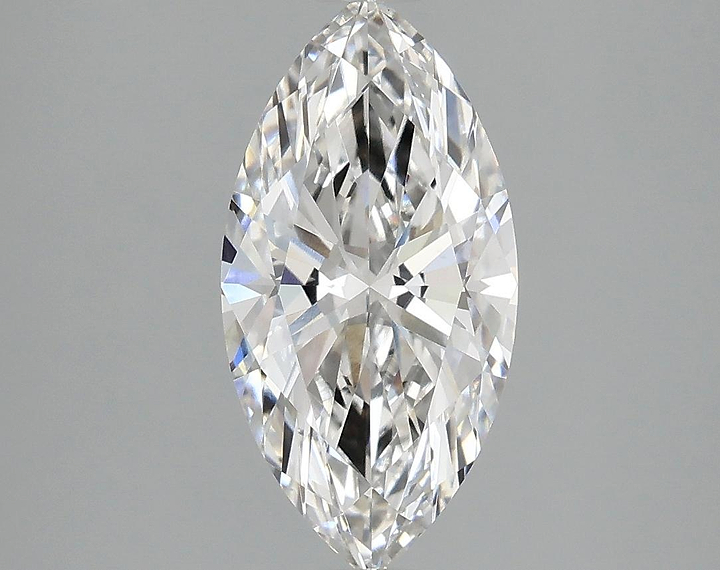 2.1 Carat Marquise Shaped Ideal Cut VVS2 IGI Certified Lab Grown Diamond