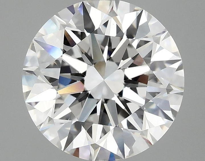 3.09 Carat Round Shaped Ideal Cut VVS2 IGI Certified Lab Grown Diamond