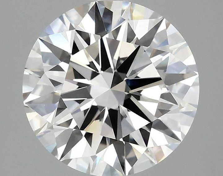 3.07 Carat Round Shaped Ideal Cut VVS2 IGI Certified Lab Grown Diamond