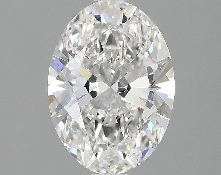 1.55 Carat Oval Shaped Ideal Cut VVS2 IGI Certified Lab Grown Diamond