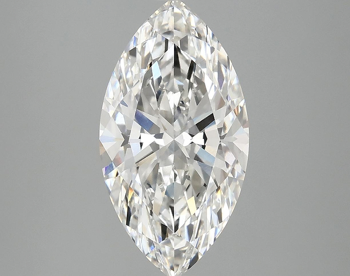 3.28 Carat Marquise Shaped Excellent Cut VVS2 IGI Certified Lab Grown Diamond
