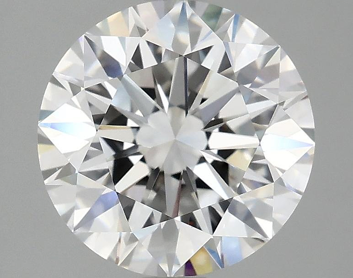 2.85 Carat Round Shaped Excellent Cut VVS2 IGI Certified Lab Grown Diamond