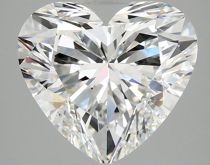 4.1 Carat Heart Shaped Excellent Cut VVS2 IGI Certified Lab Grown Diamond