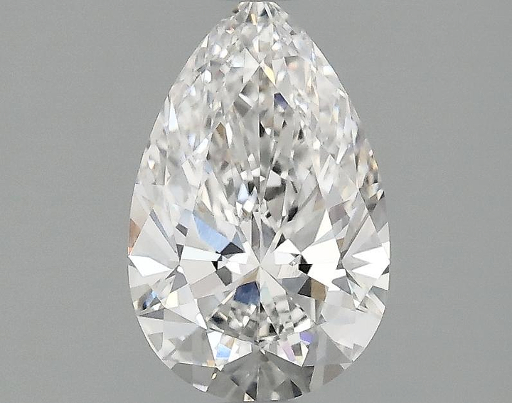 1.23 Carat Pear Shaped Ideal Cut VVS2 IGI Certified Lab Grown Diamond