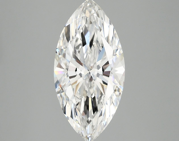 2.85 Carat Marquise Shaped Ideal Cut VS2 IGI Certified Lab Grown Diamond