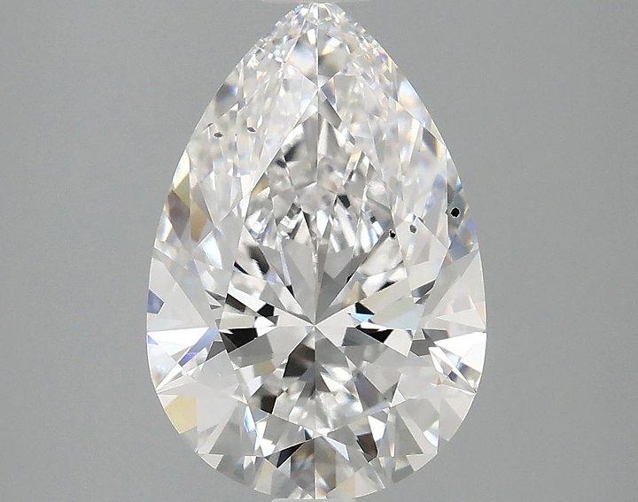 2.57 Carat Pear Shaped Excellent Cut SI1 IGI Certified Lab Grown Diamond