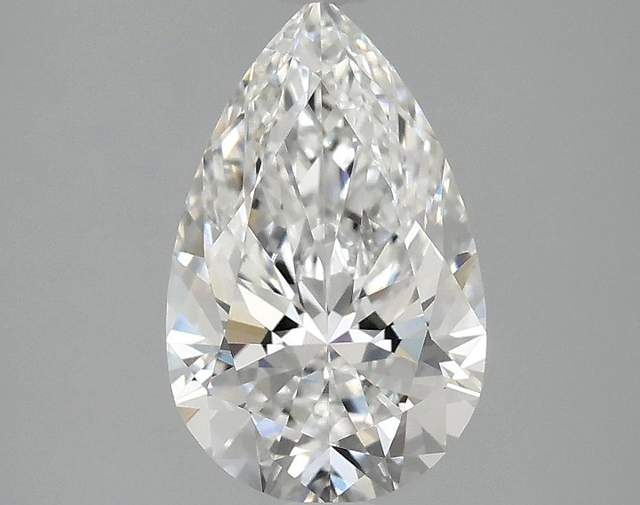 2.05 Carat Pear Shaped Ideal Cut VS1 IGI Certified Lab Grown Diamond
