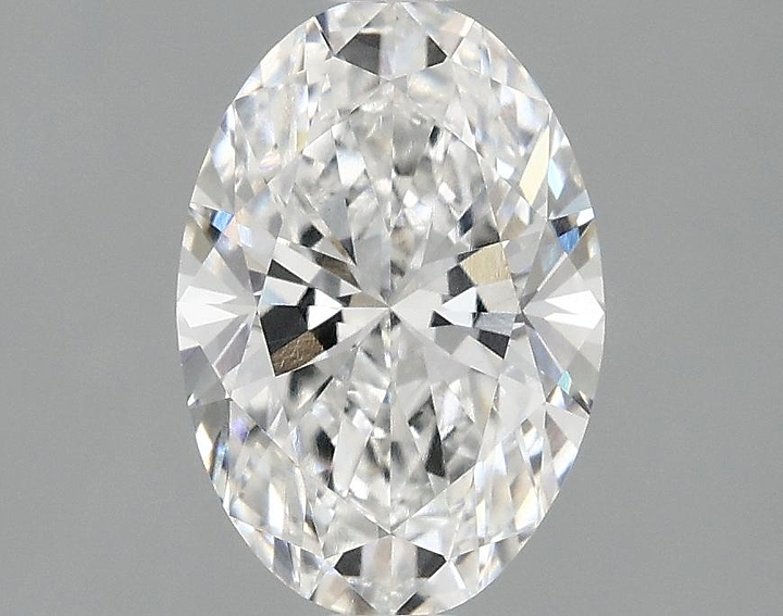 1.45 Carat Oval Shaped Ideal Cut VVS2 IGI Certified Lab Grown Diamond