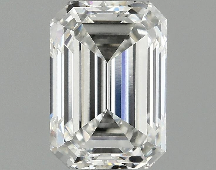 0.99 Carat Emerald Shaped Ideal Cut VVS2 IGI Certified Lab Grown Diamond