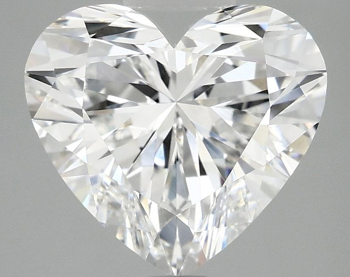 3.09 Carat Heart Shaped Excellent Cut VVS2 IGI Certified Lab Grown Diamond