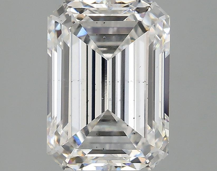 3.06 Carat Emerald Shaped Excellent Cut SI1 IGI Certified Lab Grown Diamond