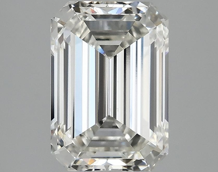 2.92 Carat Emerald Shaped Ideal Cut VS1 IGI Certified Lab Grown Diamond