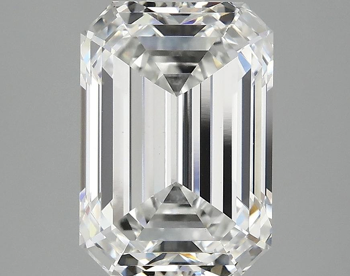 3.08 Carat Emerald Shaped Ideal Cut VS1 IGI Certified Lab Grown Diamond
