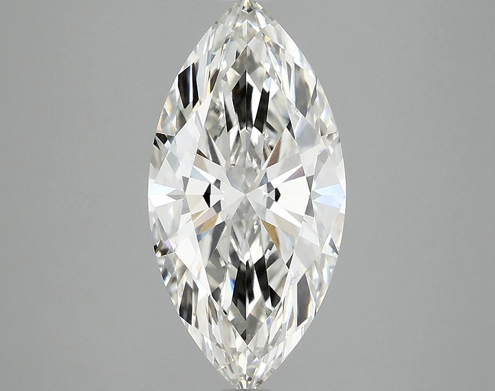 3.01 Carat Marquise Shaped Ideal Cut VVS2 IGI Certified Lab Grown Diamond