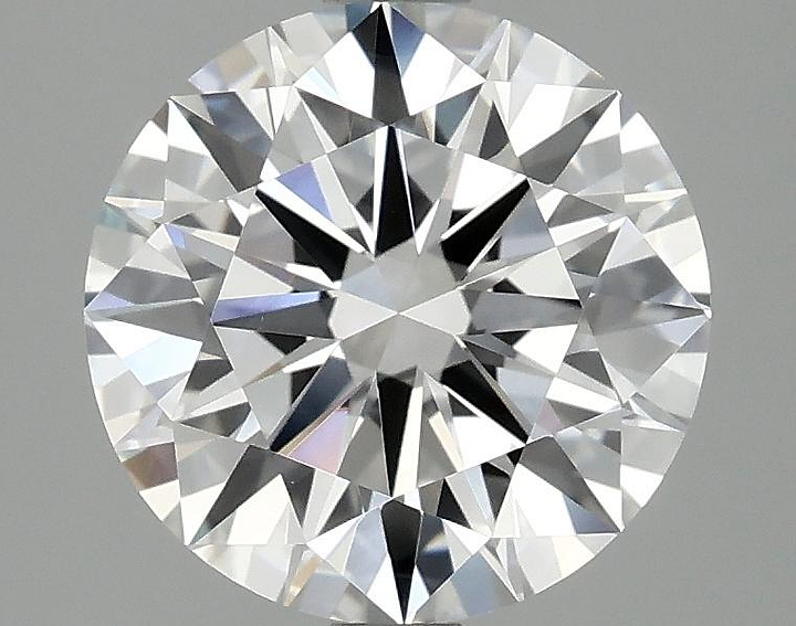 2.53 Carat Round Shaped Ideal Cut VVS2 IGI Certified Lab Grown Diamond