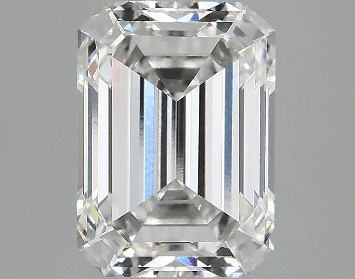 2.58 Carat Emerald Shaped Excellent Cut VVS2 IGI Certified Lab Grown Diamond