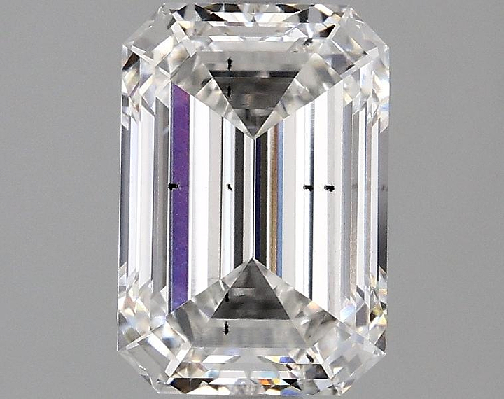 2.16 Carat Emerald Shaped Ideal Cut SI1 IGI Certified Lab Grown Diamond