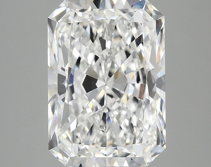 3.76 Carat Radiant Shaped Ideal Cut VVS2 IGI Certified Lab Grown Diamond
