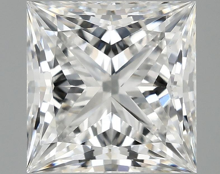 1.87 Carat Princess Shaped Ideal Cut VVS2 IGI Certified Lab Grown Diamond