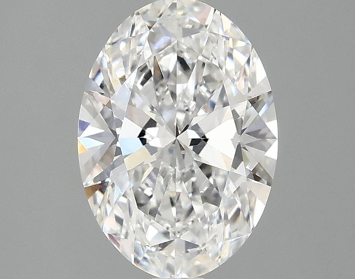 2.03 Carat Oval Shaped Ideal Cut VVS2 IGI Certified Lab Grown Diamond