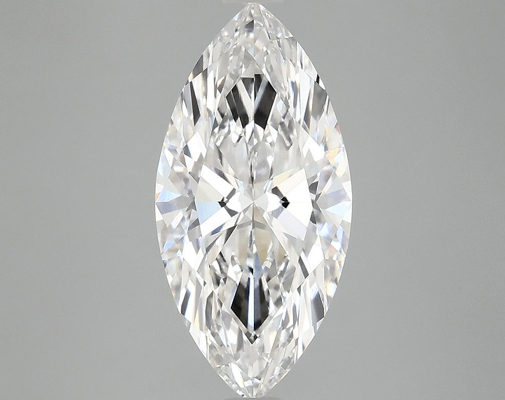 3.09 Carat Marquise Shaped Ideal Cut VVS2 IGI Certified Lab Grown Diamond
