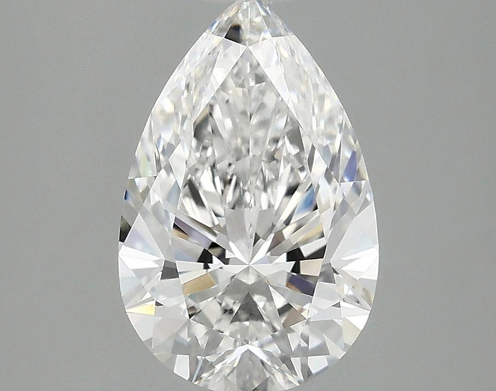 2.08 Carat Pear Shaped Ideal Cut VVS2 IGI Certified Lab Grown Diamond