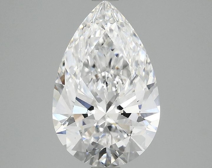 3.08 Carat Pear Shaped Ideal Cut VS1 IGI Certified Lab Grown Diamond