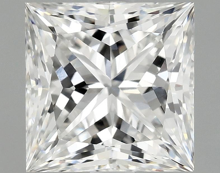 2.05 Carat Princess Shaped Ideal Cut VS2 IGI Certified Lab Grown Diamond
