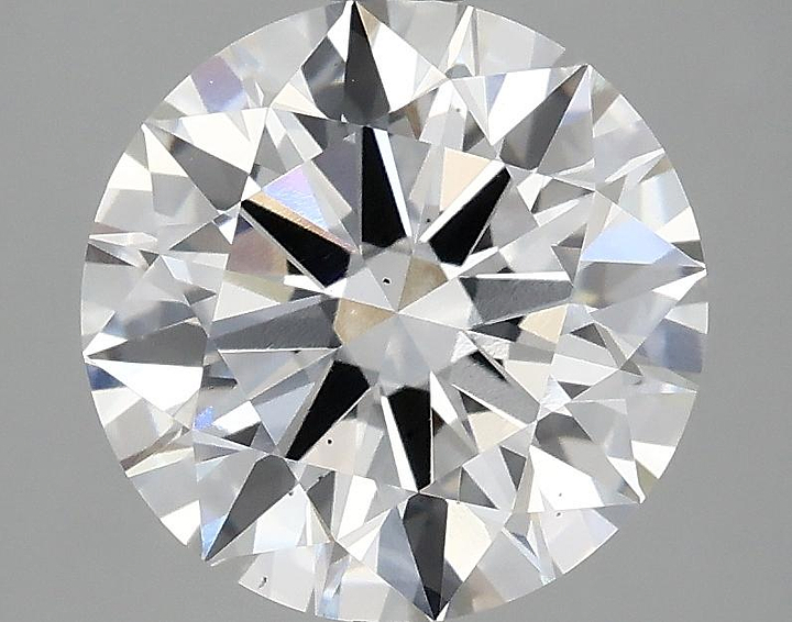 3.08 Carat Round Shaped Ideal Cut VS2 IGI Certified Lab Grown Diamond