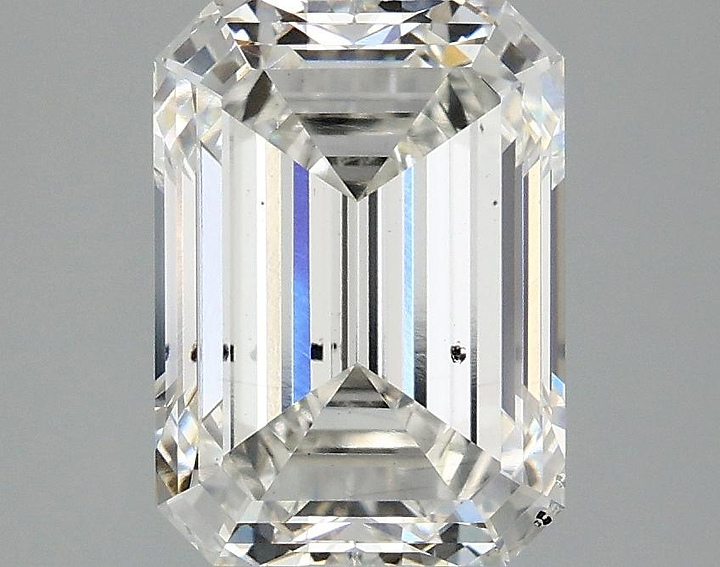 3.09 Carat Emerald Shaped Excellent Cut SI1 IGI Certified Lab Grown Diamond