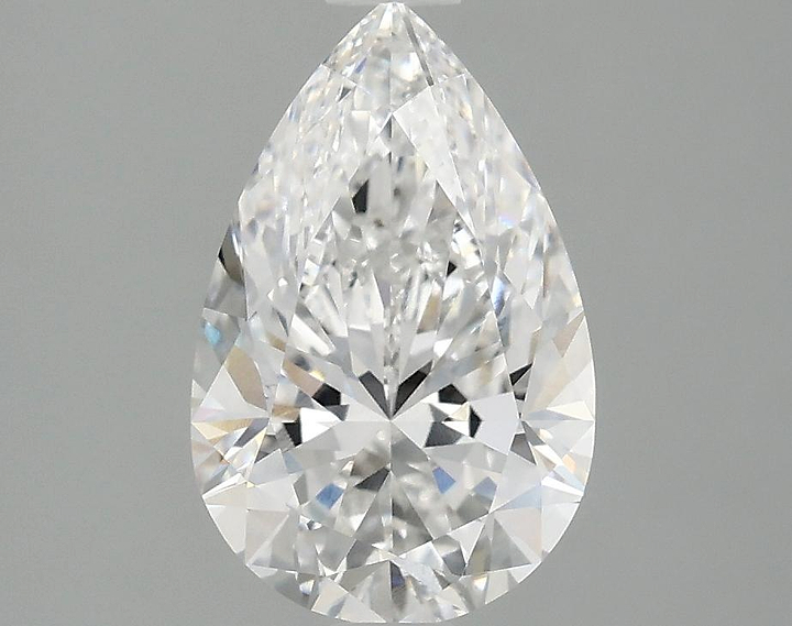 1.98 Carat Pear Shaped Ideal Cut VVS2 IGI Certified Lab Grown Diamond