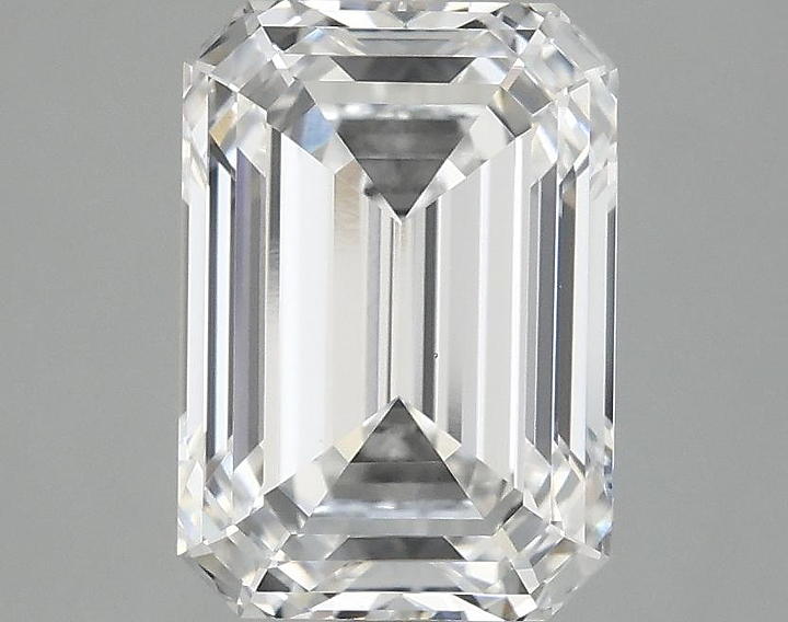 3.09 Carat Emerald Shaped Ideal Cut VS1 IGI Certified Lab Grown Diamond