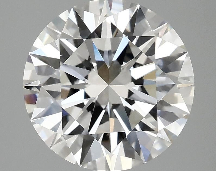 3.08 Carat Round Shaped Ideal Cut VVS2 IGI Certified Lab Grown Diamond