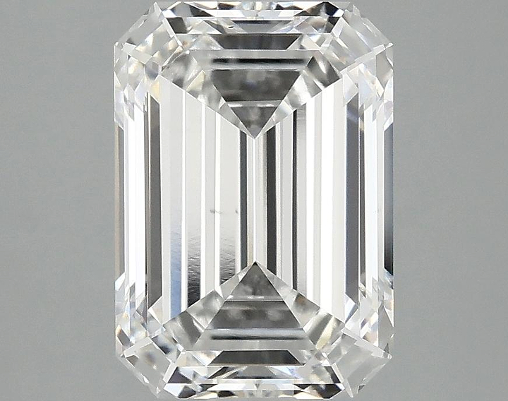 3.09 Carat Emerald Shaped Ideal Cut VS1 IGI Certified Lab Grown Diamond