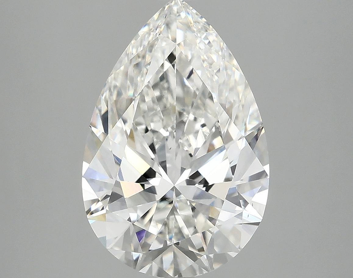 4.06 Carat Pear Shaped Excellent Cut VS1 IGI Certified Lab Grown Diamond