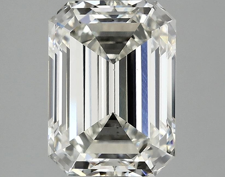 3.08 Carat Emerald Shaped Excellent Cut VS2 IGI Certified Lab Grown Diamond