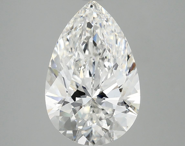 4.0 Carat Pear Shaped Excellent Cut VS1 IGI Certified Lab Grown Diamond
