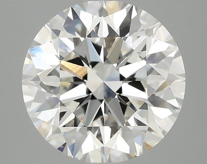 3.08 Carat Round Shaped Excellent Cut VVS2 IGI Certified Lab Grown Diamond